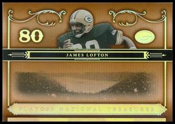 2006 Playoff National Treasures 48 James Lofton